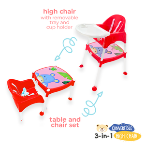 Mimiflo® - 3 in 1 Convertible High Chair (4550114050082)