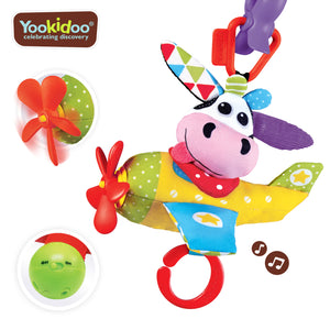 Yookidoo - Tap 'N' Play Musical Plane Cow (6537696739362)