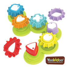 Load image into Gallery viewer, Yookidoo - Shape N’ Spin Gear Sorter  (6537696149538)
