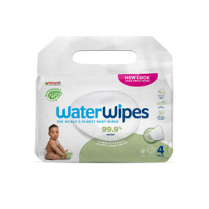 Water Wipes - WaterWipes Soapberry 4x60pk (240 wipes) (6543531278370)