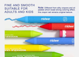Baby Prime - Mideer Washable Crayon 24 colors (4816478568482)