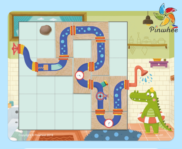 Pinwheel - Help Little Crocodile (6566663389218)