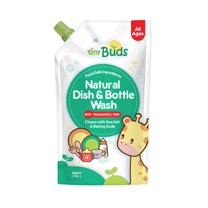Tiny Buds - Natural Dish and Bottle Wash Fragrance-Free (4517439406114)