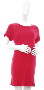 Mommy Plus - Diana Rib Knit Maternity T-Shirt Dress (4549455118370)