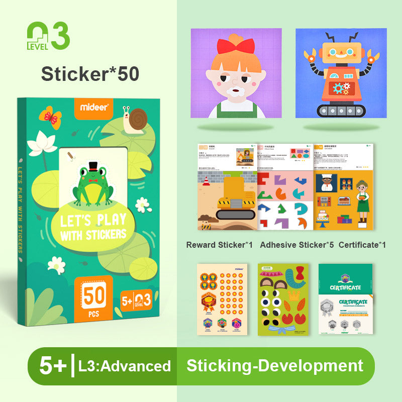 Baby Prime - Mideer Let's Play with Stickers (7025199972386)