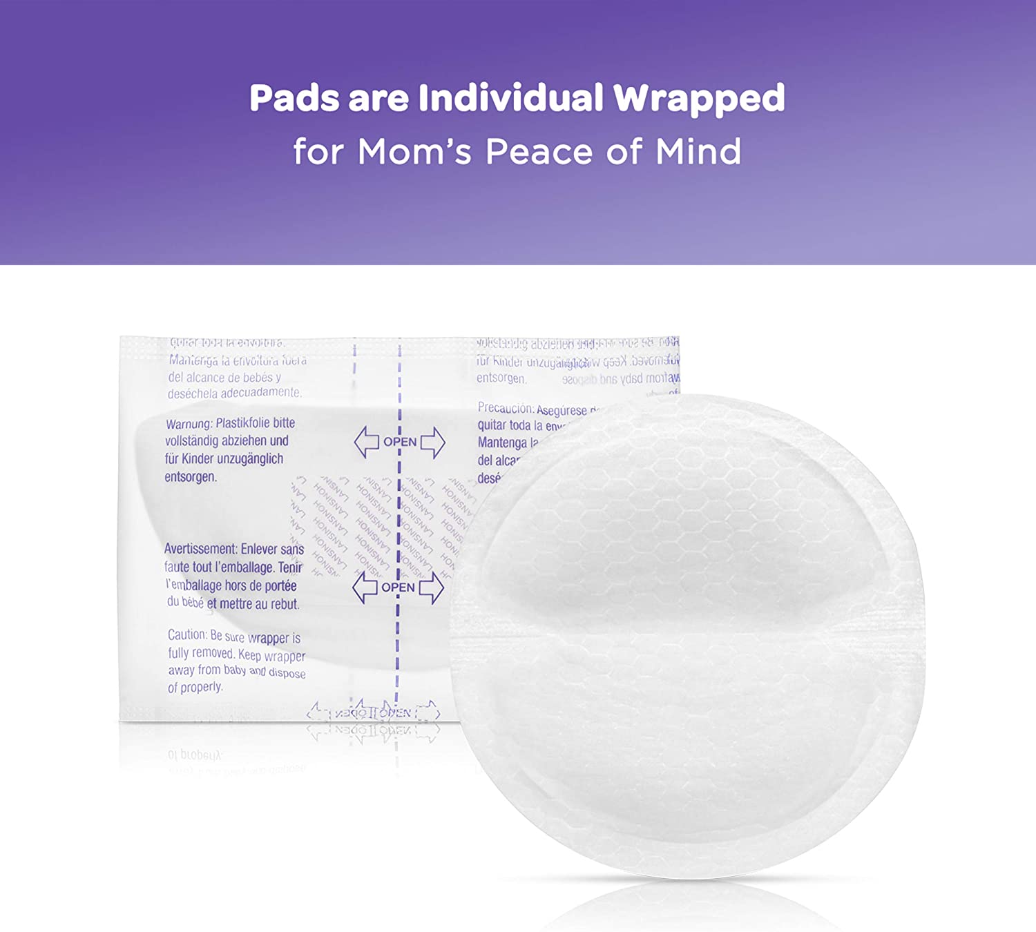 Kids Unlimited - Lansinoh Stay Dry Disposable Nursing Pads (60 Pads) (4818822430754)