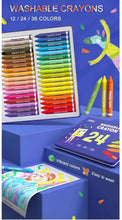 Load image into Gallery viewer, Baby Prime - Mideer Washable Crayon 24 colors (4816478568482)
