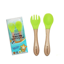 Load image into Gallery viewer, Li&#39;l Twinkies - Train Me™ Spoon and Fork Set (4563397705762)
