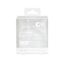 Load image into Gallery viewer, Olababy - Gentle Bottle Silicone Replacement Nipple (2-pack) (6801196646434)
