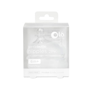Olababy - Gentle Bottle Silicone Replacement Nipple (2-pack) (6801196646434)