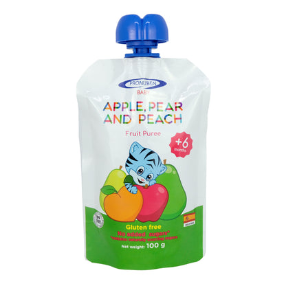 Pronuben Baby - Apple, Pear, and Peach Puree (4539055603746)