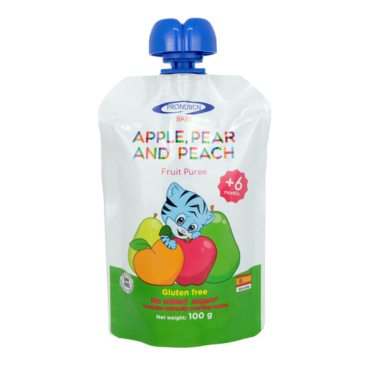 Pronuben Baby - Apple, Pear, and Peach Puree (4539055603746)