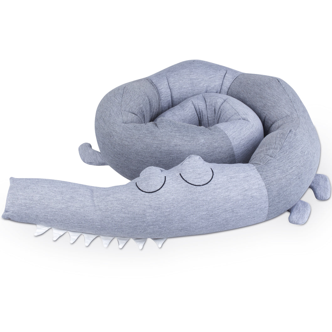 Baboo Basix - Alligator Crib Bumper Pillow (6541103235106)