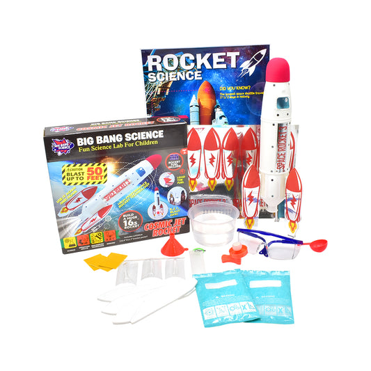 Hello Happy Nina - Big Bang Science STEAM Experiment Kit (Cosmic Jet Rocket) (6805938503714)