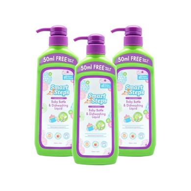 Smart Steps - Baby Bottle and Dishwashing Liquid Bottle 400ml (Set of 3*) (6561598013474)