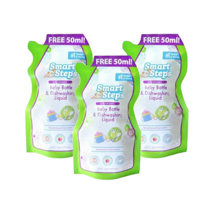 Smart Steps - Baby Bottle and Dishwashing Liquid Refill 400ml (Set of 3*) (6561598079010)