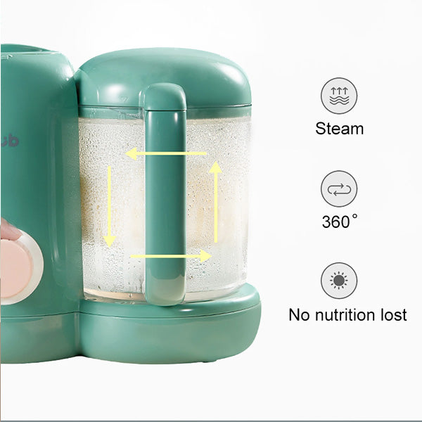 Hugo Happy Home - Kub Baby Steam and Blend with FREE freezer- safe food storage cups (4860818128930)