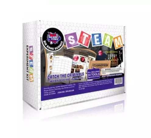 Hello Happy Nina - Big Bang Science STEAM Experiment Kit (Catch The Criminals) (4828421128226)