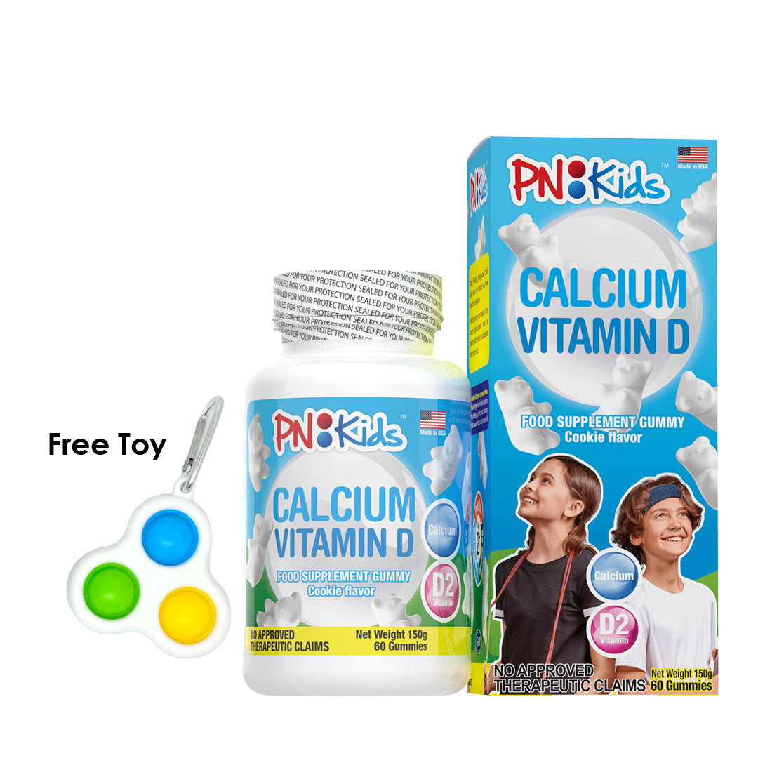 PNKids - Kids Strong & Tall Calcium + Vitamin D 60ct (7167632474146)