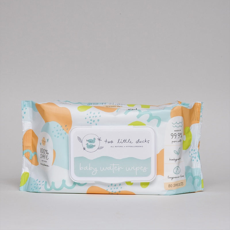 Two Little Ducks - Biodegradable Baby Water Wipes (4514259435554)