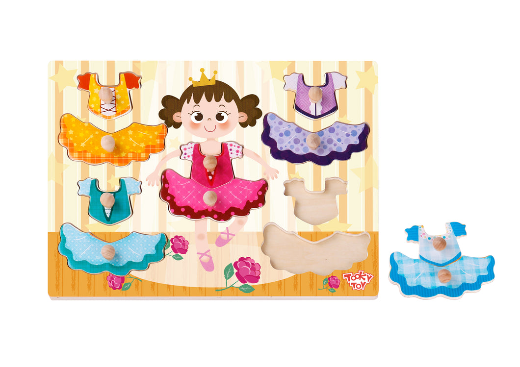 Baby Prime - Dress Knob Puzzle: Girl (4517563990050)