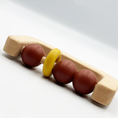 Hugo Happy Home - Abbot Beech Wood and Silicone Teether (4860818063394)