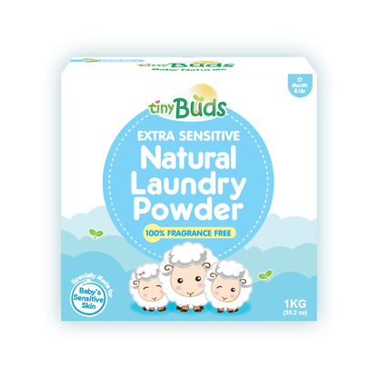 Tiny Buds - Laundry Powder Extra Sensitive Fragrance Free 1kg (6797235814434)