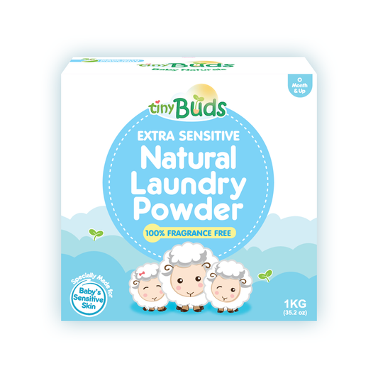 Tiny Buds - Laundry Powder Extra Sensitive Fragrance Free 1kg (6797235814434)