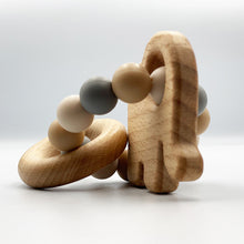 Load image into Gallery viewer, Hugo Happy Home - Ellie Silicone and Wood Teether (4860818030626)
