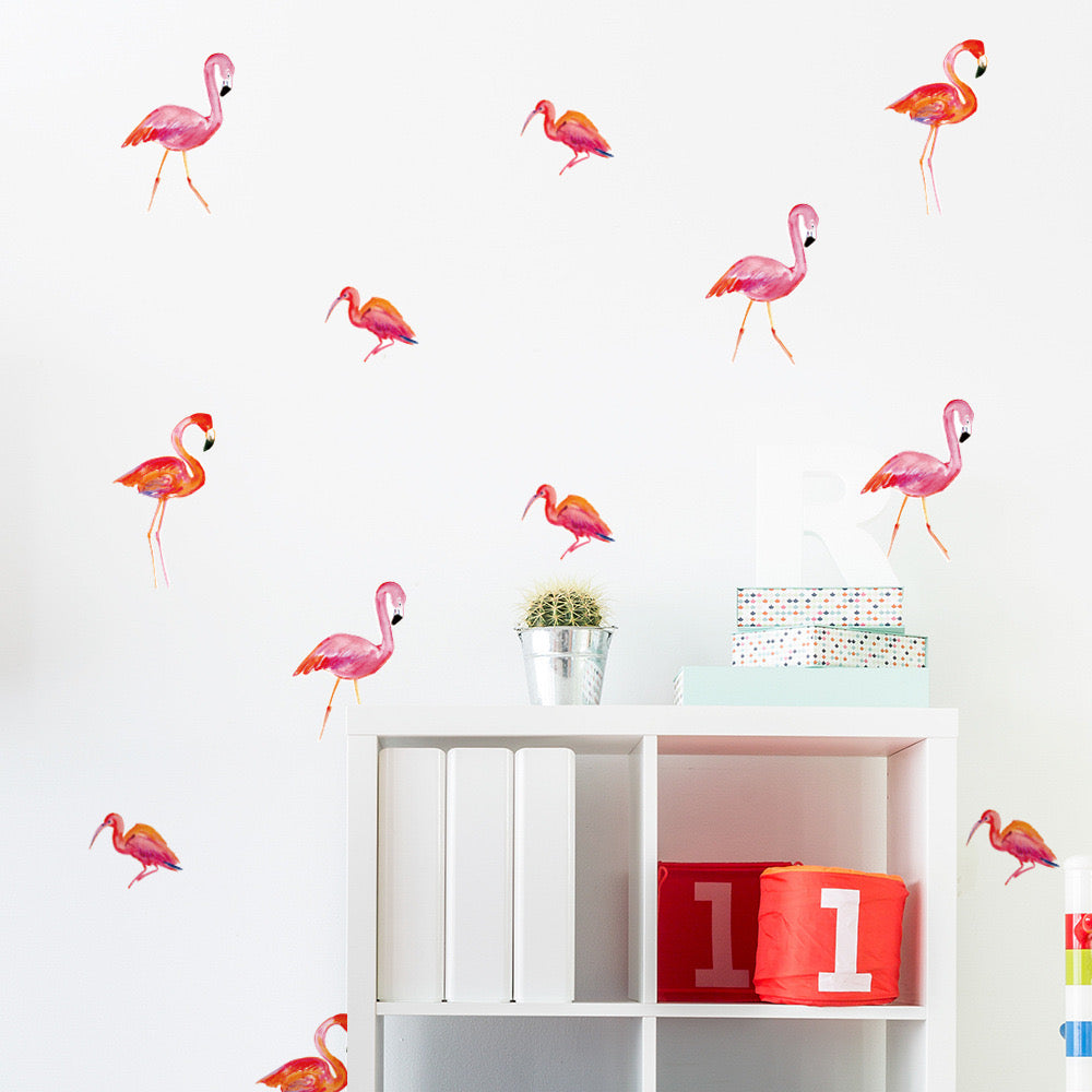 Baboo Basix - Feather Them Pink Peel and Stick DIY Wall Decals (6541102743586)