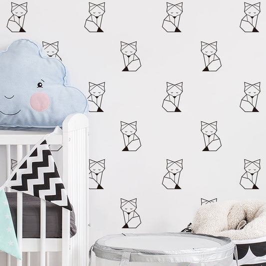 Baboo Basix - Foxy Baby Peel and Stick DIY Wall Decals (6541102809122)