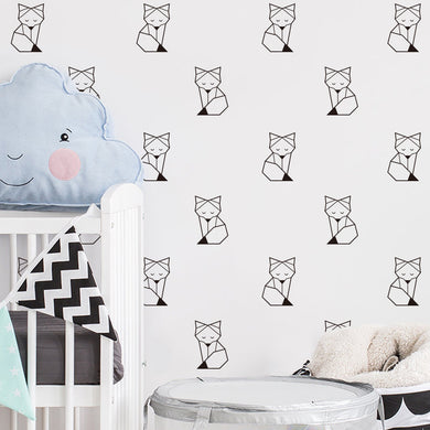 Baboo Basix - Foxy Baby Peel and Stick DIY Wall Decals (6541102809122)