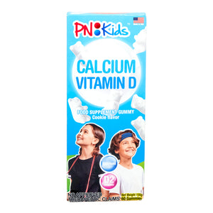 PNKids - Kids Strong & Tall Calcium + Vitamin D 60ct (7167632474146)