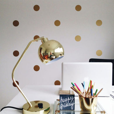 Baboo Basix - Gold Dots Peel and Stick DIY Wall Decals (6541102841890)