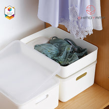Load image into Gallery viewer, Simply Modular - Shimoyama Small White Handled Storage Box with Lid (4844148260898)
