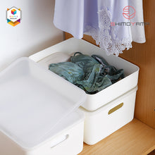 Load image into Gallery viewer, Simply Modular - Shimoyama Large White Flat Storage Box with Lid (4844148228130)
