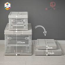 Load image into Gallery viewer, Simply Modular - Shimoyama Versatile Large Foldable Plastic Outdoor Camping Storage Bin Box (Small Khaki) (4844148949026)

