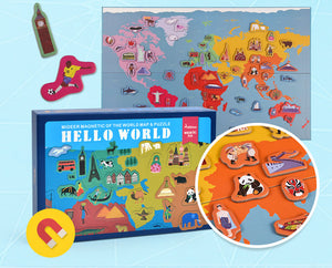 Baby Prime - Mideer Hello World Magnetic Puzzle (4816477519906)