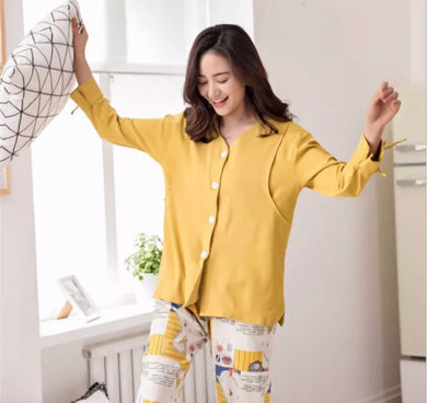 Comfy Basics - Fun Prints Nursing Pajama (6819109535778)