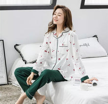 Load image into Gallery viewer, Comfy Basics - Cherry on Top Nursing Pajama (6819109437474)
