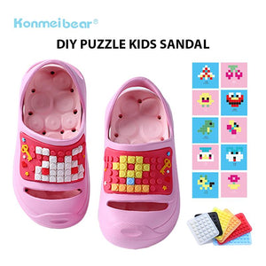 Kids Art Slippers - Kids’ DIY Puzzle Sandals (6790357418018)