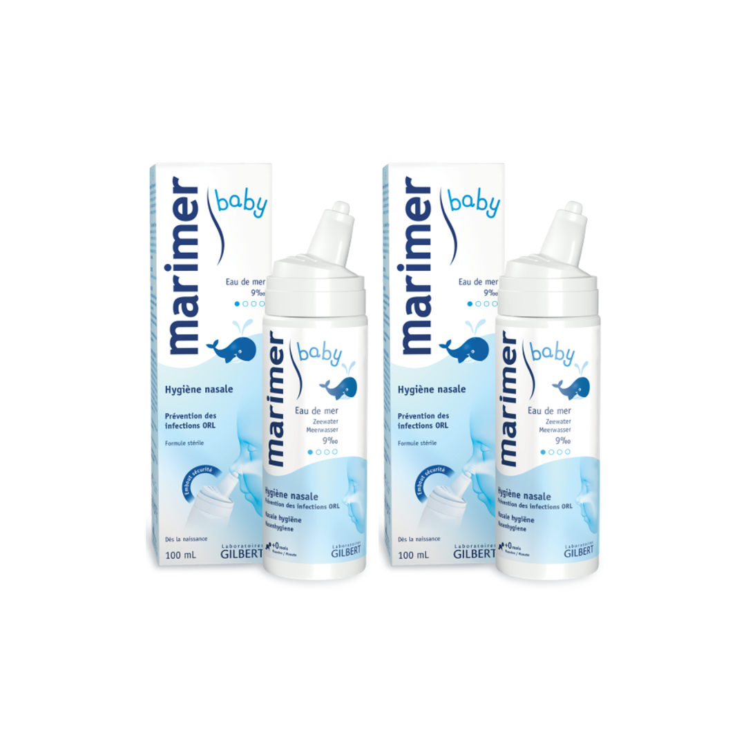 Marimer - Baby Isotonic Seawater Nasal Spray 100ml Pack of 2 (6537695952930)