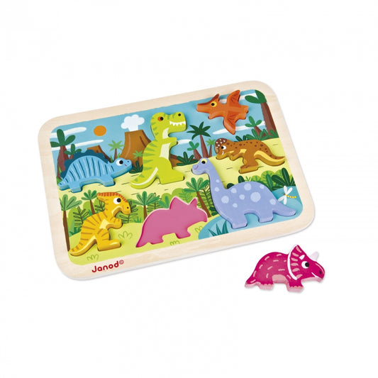 Babyzen - Dinosaurs Chunky Puzzle (4800234291234)