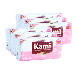 Kami - Interfolded Paper Towel (6 packs) (6543990194210)