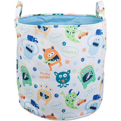 Baboo Basix - Kids Monsters and Aliens Storage Bin (6551359258658)