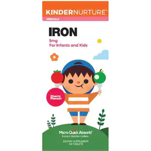 VPharma - KinderNurture Iron Cherry 5mg 100's (6849251835938)