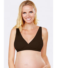 Load image into Gallery viewer, Mamaway - Antibacterial Crossover Sleeping &amp; Nursing Bra with Cups (6569573220386)
