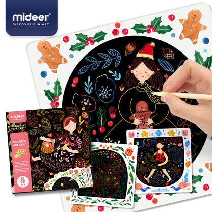 Baby Prime - Mideer Scratch Art Card - Girl (4816478240802)