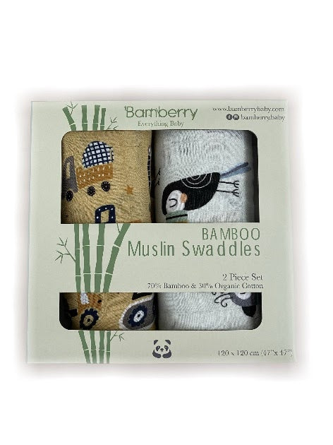 Bamberry - Muslin Set (Bundle of 2) (4624463757346)