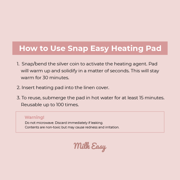 Milk Easy - Snap Easy Heating Pad (7186705547298)